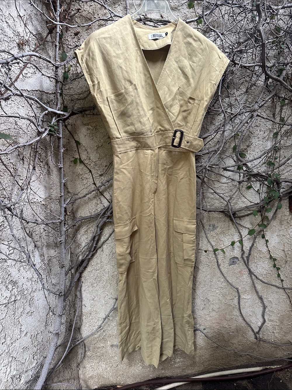 New Revival khaki jumpsuit